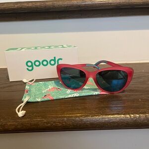Goodr Pink Sunglasses with Case